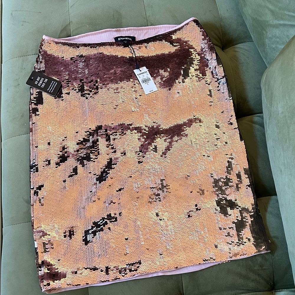 Express Sequin Skirt size Small
